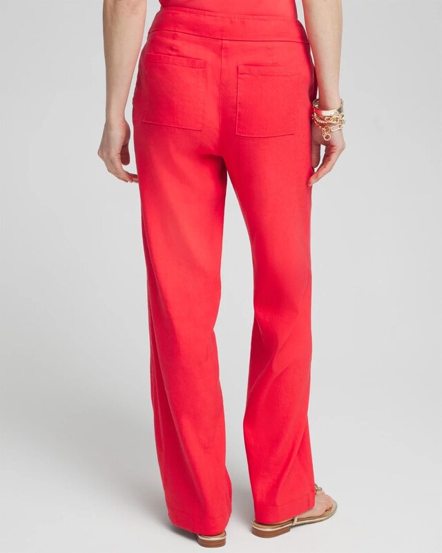 Linen Stretch Relaxed Pants - image 3